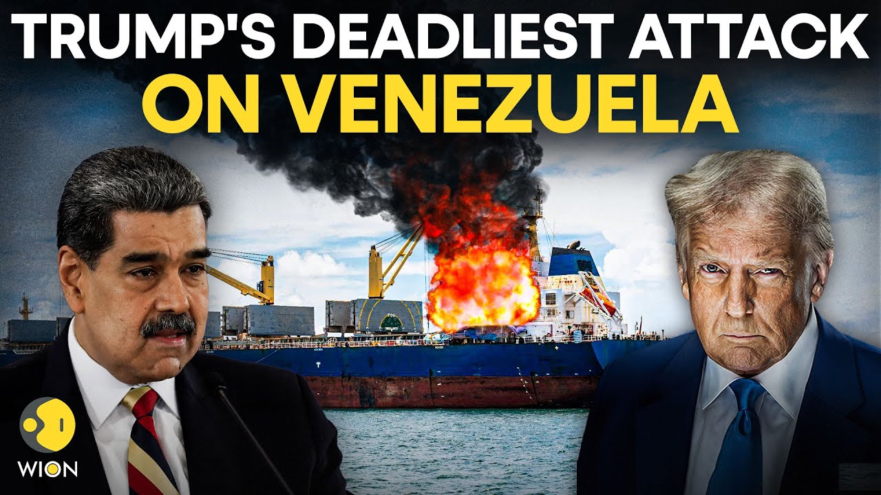 US–Venezuela Clash LIVE: Trump Launches Strikes On ‘Drug Boats’ In Pacific, At Least 5 Killed |WION