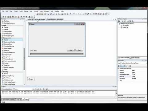 Visual Basic Net 2008 Using Timers And Progressbars
