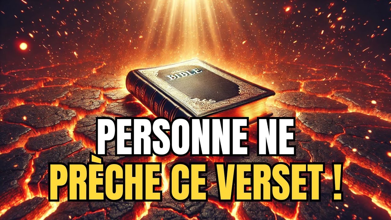 LE VERSET QUI TERRIFIE LES PRÉDICATEURS : POURQUOI PERSONNE NE LE PRÈCHE-T-IL ?