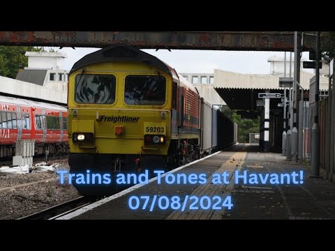 Trains and Tones at Havant, WCL. 07/08/2024