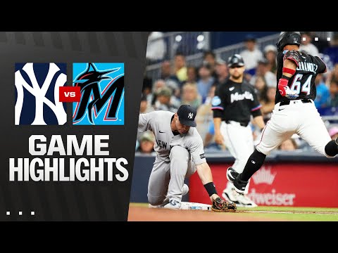 Yankees vs. Marlins Game Highlights (8/1/25) | MLB Highlights
