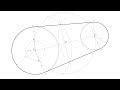 How to draw the external tangents to two unequal circles