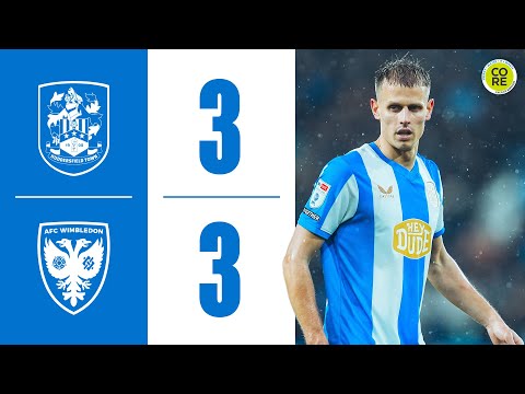 EXTENDED HIGHLIGHTS | Huddersfield Town 3-3 AFC Wimbledon