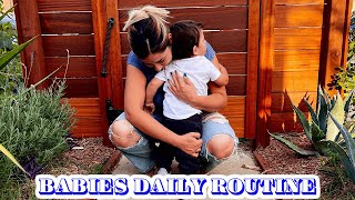BABIES DAILY ROUTINE | 1 YEAR OLD