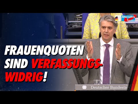 Frauenquoten ist verfassungswidrig! - Marc Jongen - AfD-Fraktion im Bundestag