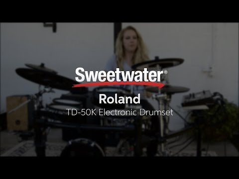 Демонстрация звучания электронной ударной установки Roland TD-50K