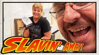 Slavin&#39; away with LaFonda and Cinnamon