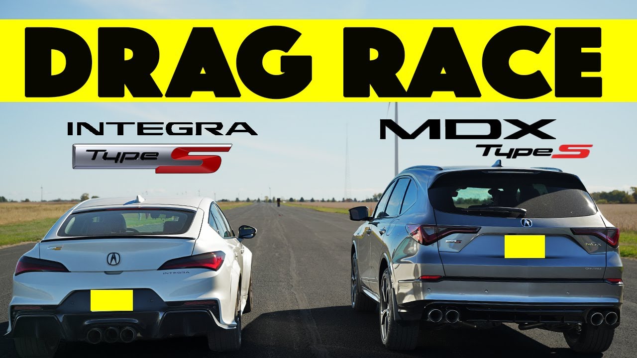 Acura Integra Type S Drag Races MDX Type S, Power-to-Weight Ratio ...