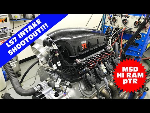 700+ HP LS7 INTAKE SHOOTOUT-MSD ATOMIC VS HOLLEY HI RAM VS PERFORMANCE DESIGN CARBON pTR. WHO WINS?