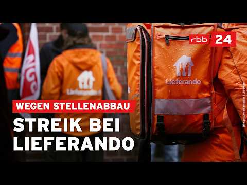 Lieferung am Limit: Lieferando-Fahrer streiken in Berlin