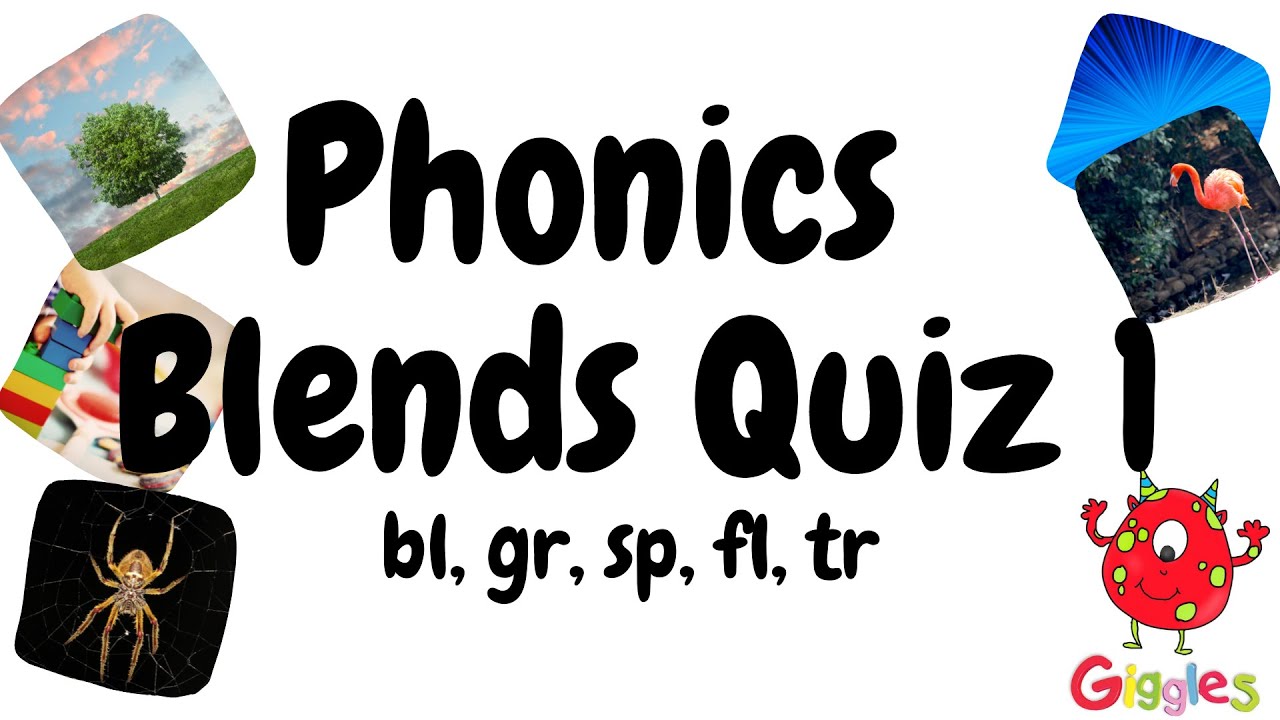 Phonics Blends Quiz - fun with phonics - a phonics quiz.