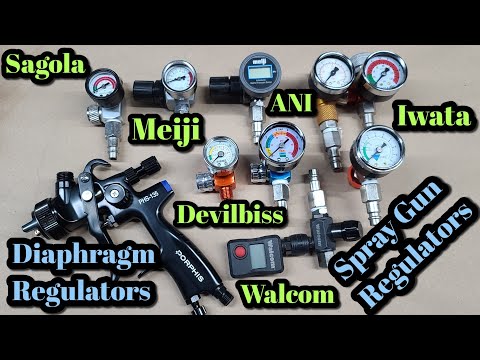 Spray Gun Air Regulators & Diaphragm Regulators, What They Do & Why You Need One, Cheater Valves