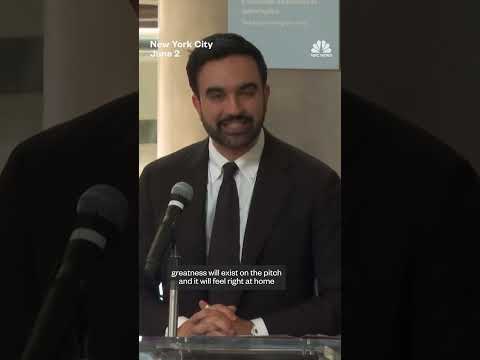 Zohran Mamdani helps unveil FIFA trophy ahead of World Cup