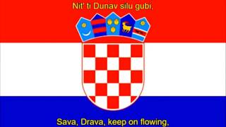 Lijepa naša domovino - National Anthem of Croatia (English/Croatian lyrics)