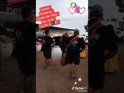 Suenan  tambores. Ciudad del Plata. San José. 7.12 25.👀🎆🇺🇾