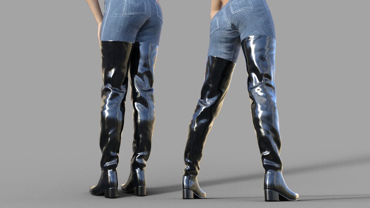 Acquo Boots 3D Model