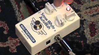 Mad Professor Snow White Auto Wah SWAW PCB Version guitar effects pedal demo