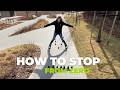 How To Stop On Inline Skates Easy Beginner Plow Stop Tutorial Part 1