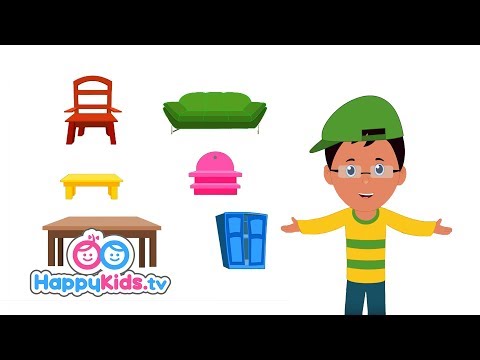 Furniture - Learning Songs Collection For Kids And Children | Baby Songs | Happy Kids