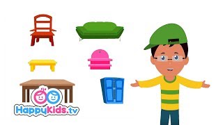 Furniture - Learning Songs Collection For Kids And Children | Baby Songs | Happy Kids