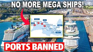 SHOCKING CRUISE BAN: Cruise Lines in PANIC as Ports BAN Mega Ships & Hike Fees!