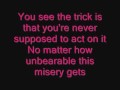 Spill Canvas- Self Conclusion [LYRICS]
