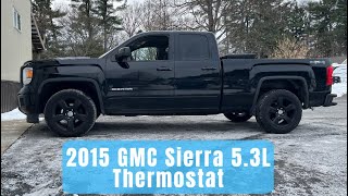 GMC sierra 5.3l thermostat p0128 fix