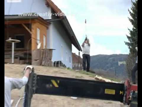 Marhof Kreuz aufstellen in Stainz 2010