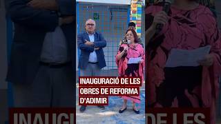 Inauguració de les obres de reforma d'Adimir