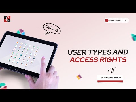 How to Manage User Types & Access Rights in Odoo 18 Accounting App | Odoo 18 Accounting Tutorials