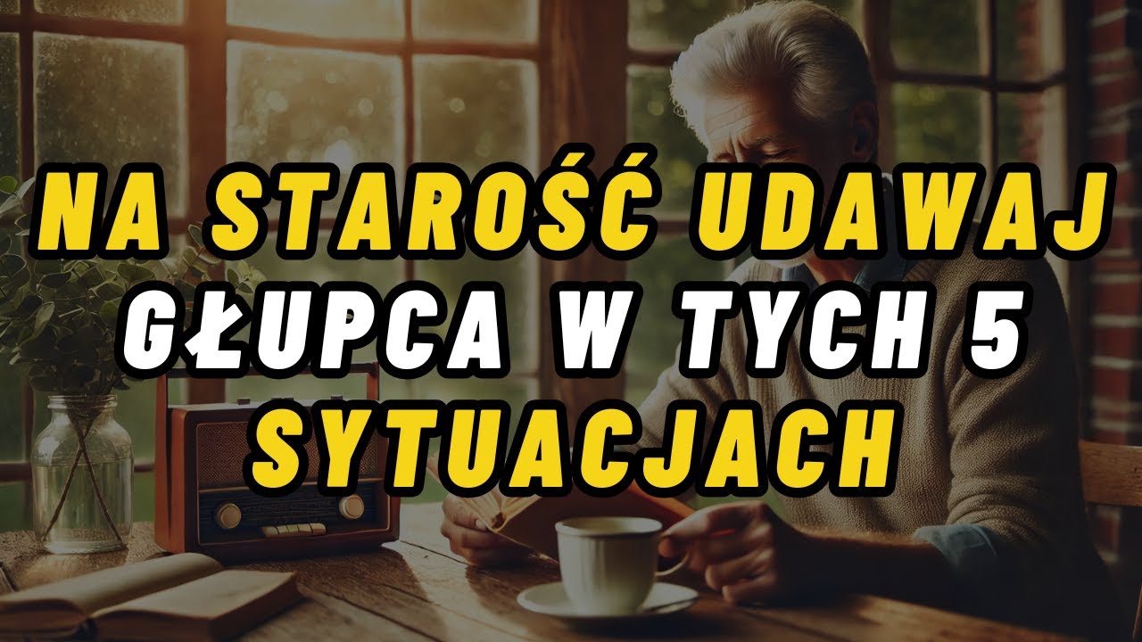 Na starość, udawaj głupiego w tych 5 sytuacjach.
