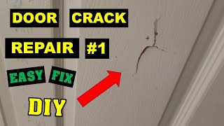 Door Crack Repair # 1. Door repair.