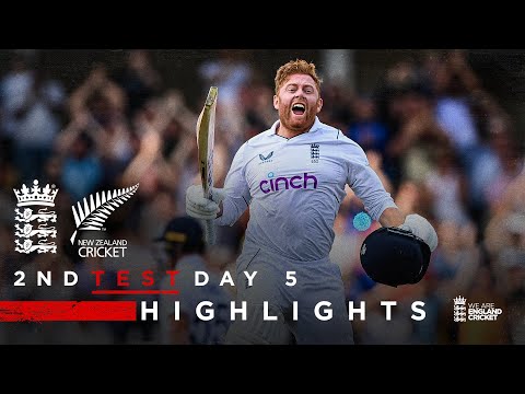Unbelievable Run Chase! | Highlights | England v New Zealand - Day 5 | 2nd LV= Insurance Test 2022