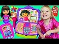 Dora The Explorer Cash Register Magical Surprise Backpack Phone IRL Dora Friends Dress Up