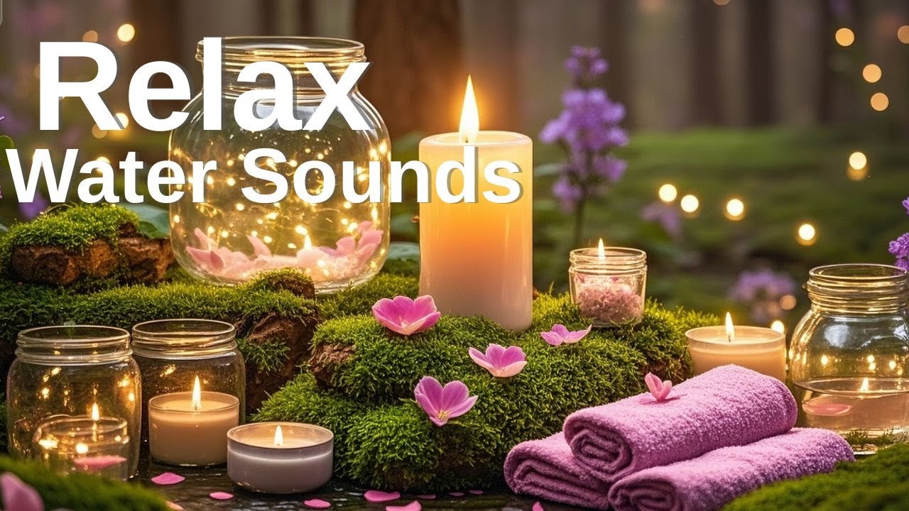 Sound of Water and Relaxing Music 🪴 Peace of Mind, Healing, Stress Relief