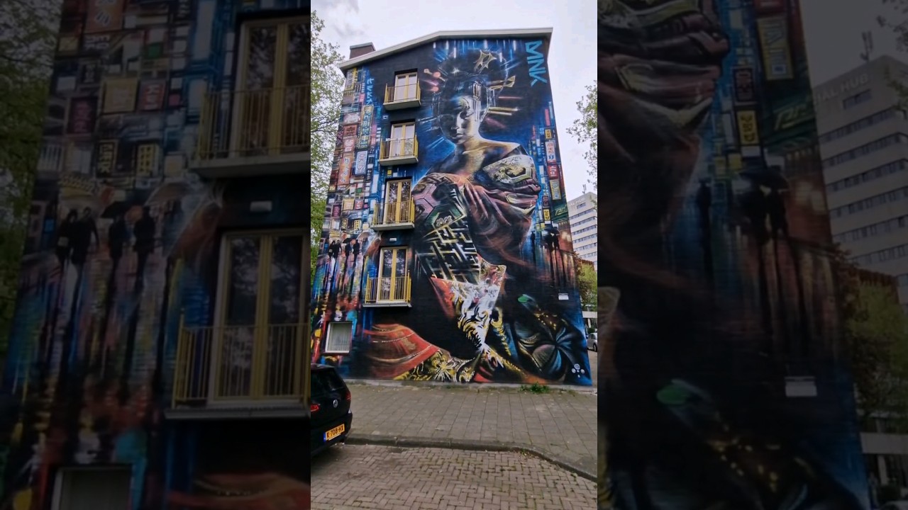 Incredible Street Murals Of Amsterdam #streetart