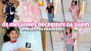 RECEBIDOS SHEIN/ A MANU AMOU😍 AS MELHIRES PEÇAS NA SHEIN Kids&Baby✨ 