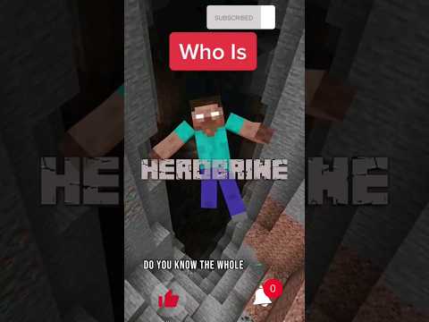 Terrifying Herobrine Truth 😱 #Minecraft