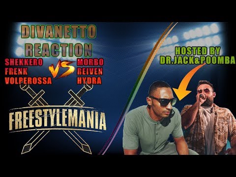 DIVANETTO REACTION EP.2-MORBO,HYDRA,REIVEN VS SHEKKERO,FRENK,VOLPEROSSA