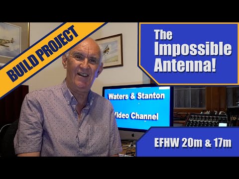 Ham Radio END FED Dual Band 20m & 17m DX Antenna You Can Build.