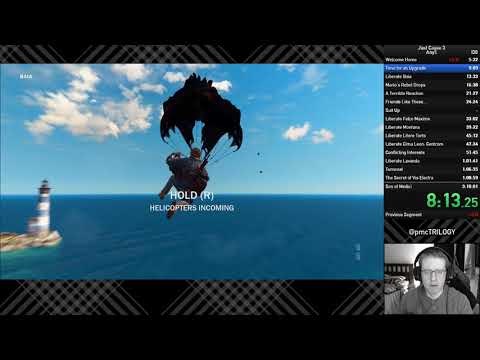 Just Cause 3 Any% Speedrun - 3:06:26 RTA w/ Loads