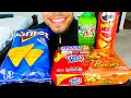 ASMR EATING JUNK FOOD MUKBANG JERRY INTENSE CRUNCHY FOODS SOUNDS NO TALKING
