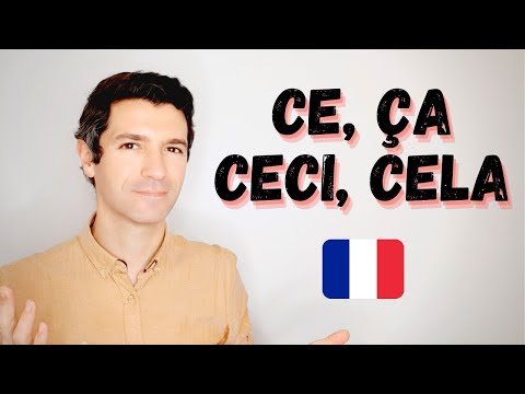 How to use CE, ÇA, CECI CELA in FRENCH? | Explanations and exercice!