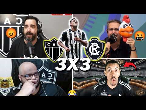 Reactions from Atlético Mineiro fans outraged by the draw in favor of Remo - Atlético-MG 3-3 Remo
