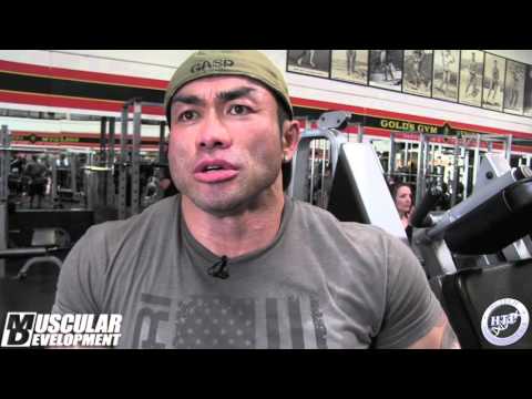 Hidetada Yamagishi 3 Week Out Quad Workout - Arnold Classic 2016