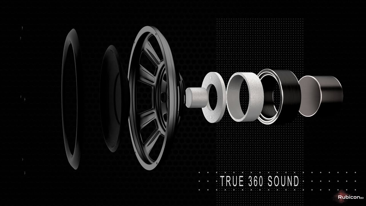 EWA Y950 Bluetooth speaker - 3D product animation