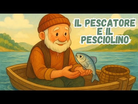 Il Pescatore e il Pesciolino | Le favole di Esopo | Storie per bambini con morale