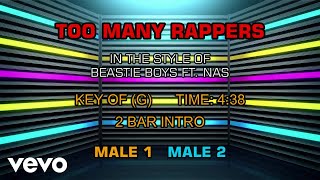 Beastie Boys, ft, Nas - Too Many Rappers (Karaoke)