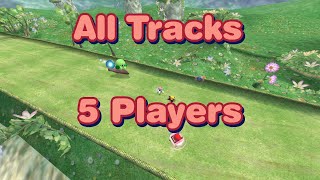 Kirby Air Ride Debug Menu: All Tracks w/ 5 Players