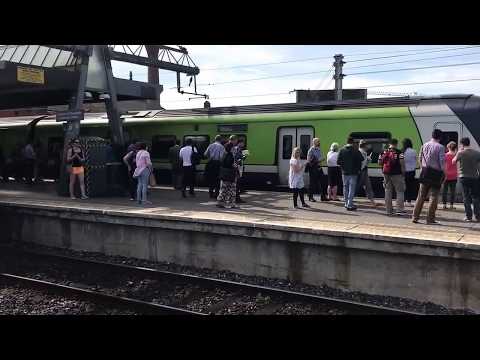 Irish Rail 8100, 22000, and 29000 Class Action at Connolly (26/5/17)